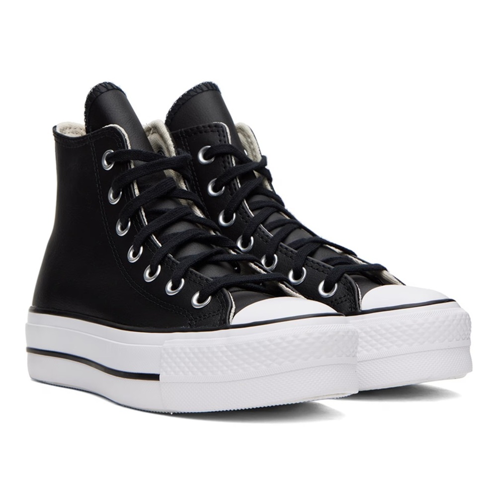 Black Leather Chuck Taylor Converse